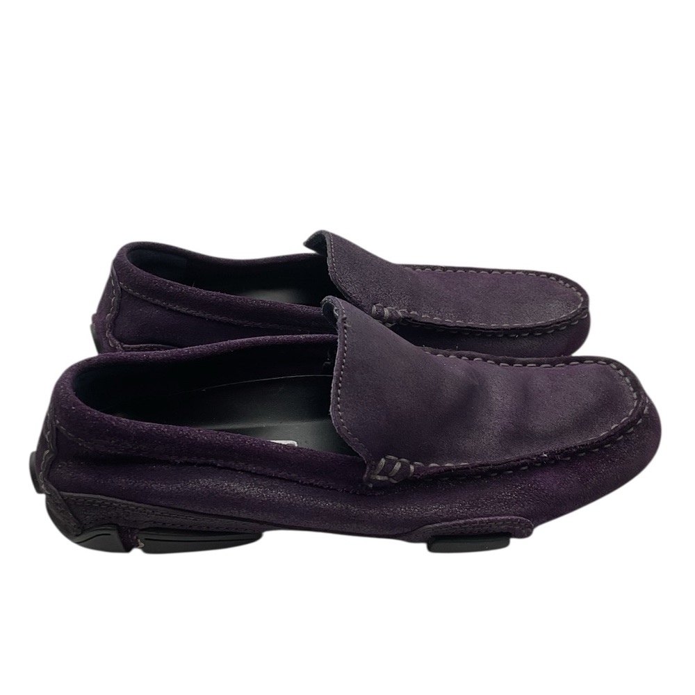 Kenneth Cole Reaction Purple leather Loafers Slip-On Comfort size 7.5